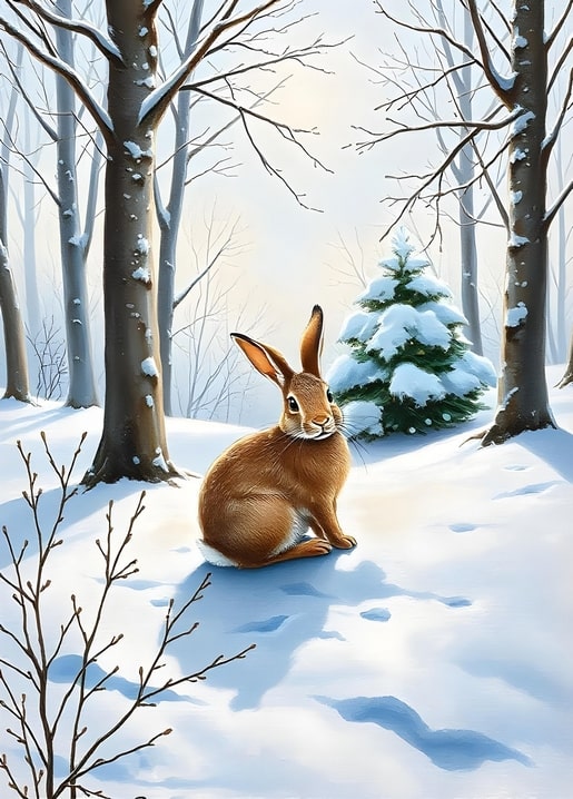 illustration Christmas night