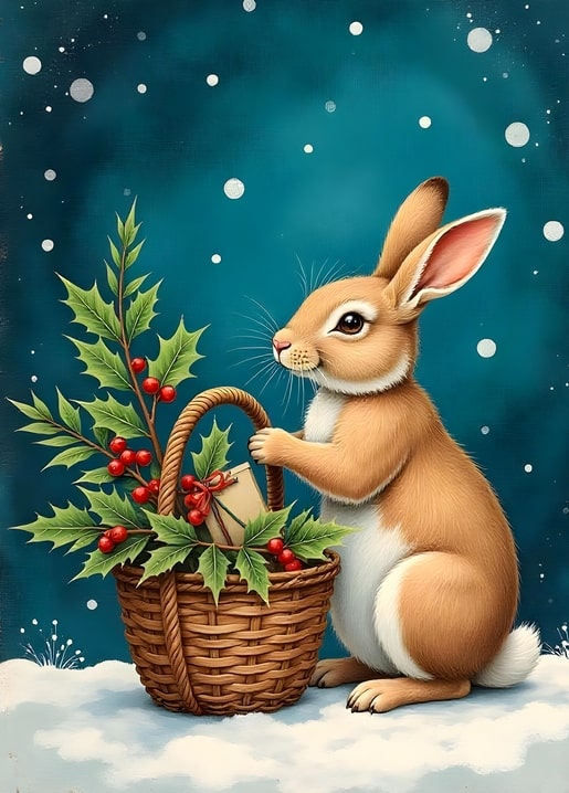 illustration Christmas night
