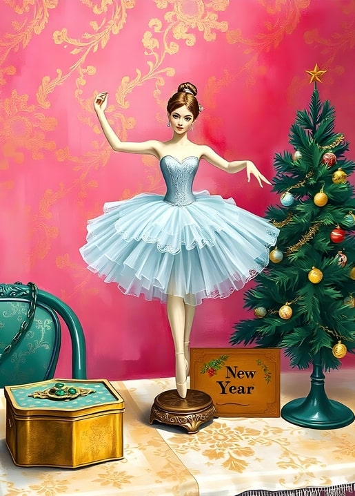 illustration Christmas night