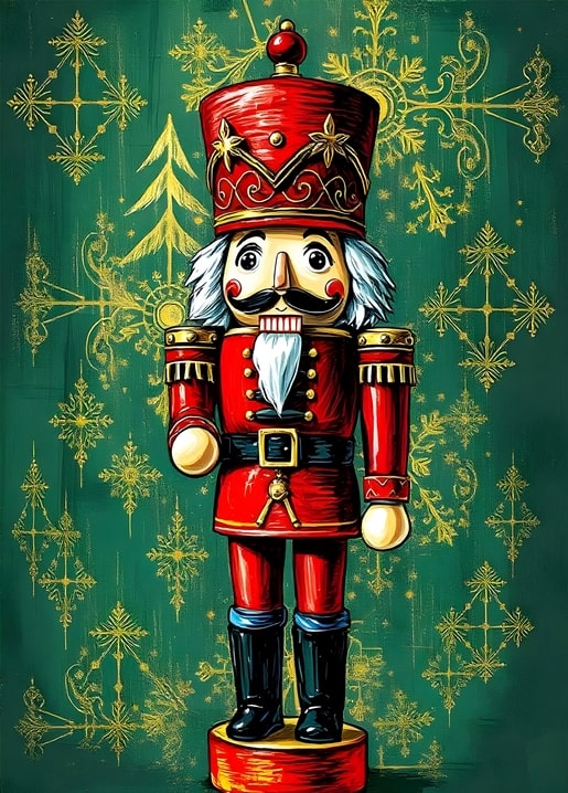 illustration Christmas night
