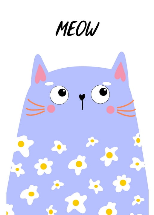 spring illustration postcards