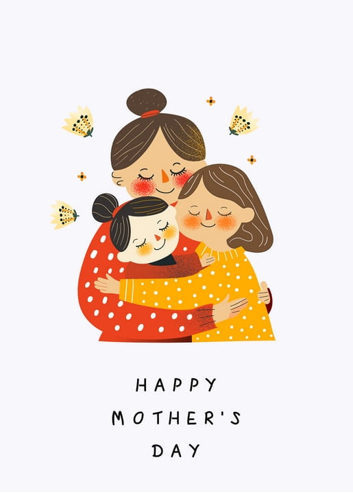 spring illustration postcards