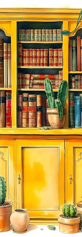 Lesezeichenset „Cozy Bookshelf“ / Verlag Zolota Ptakha