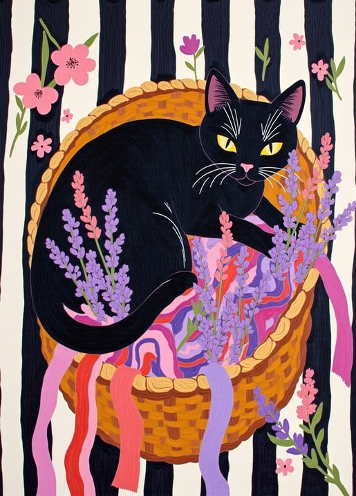 cat art illustration