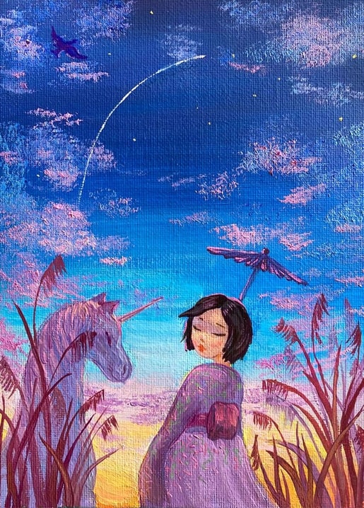 Postcard by Katya Dudnik / Publishing House Zolota Ptakha