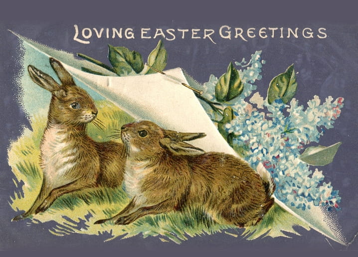 easter vintage postcards