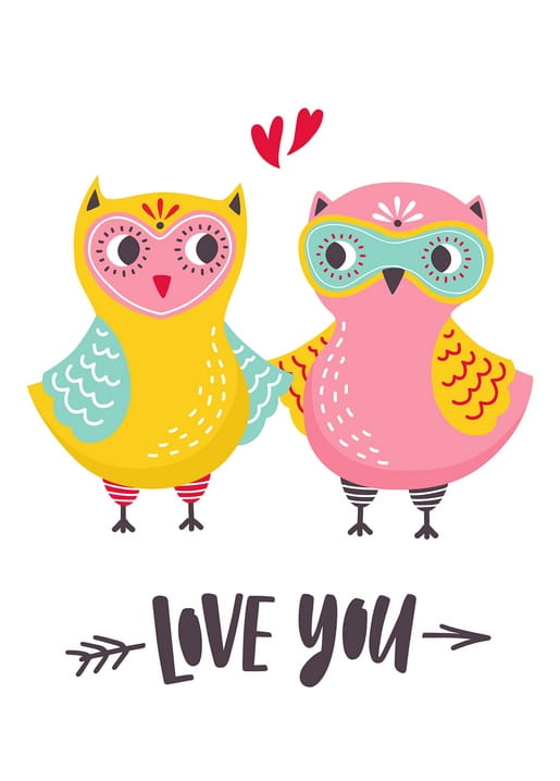 Valentine’s day postcard