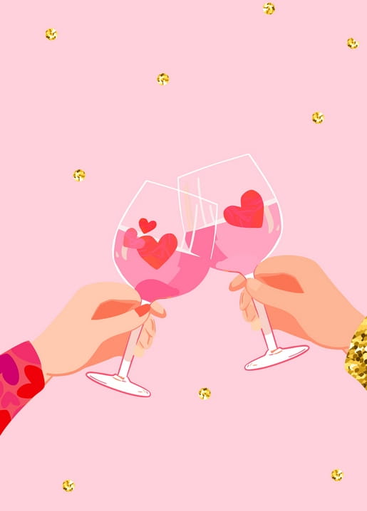 Valentine’s day postcard