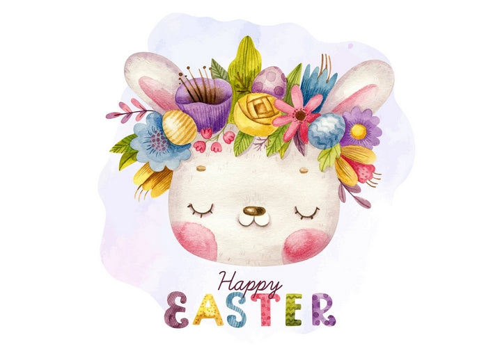 sanfte Frühlingsillustrationspostkarte