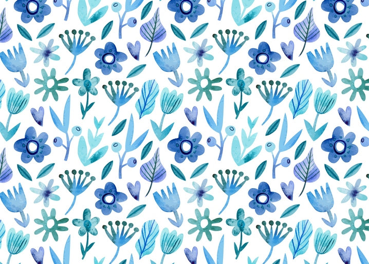 gentle spring illustration postcard