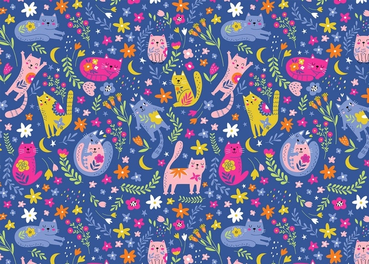 Kunst-Sommer-Illustrationspostkarte