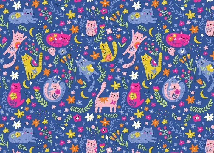 Kunst-Sommer-Illustrationspostkarte