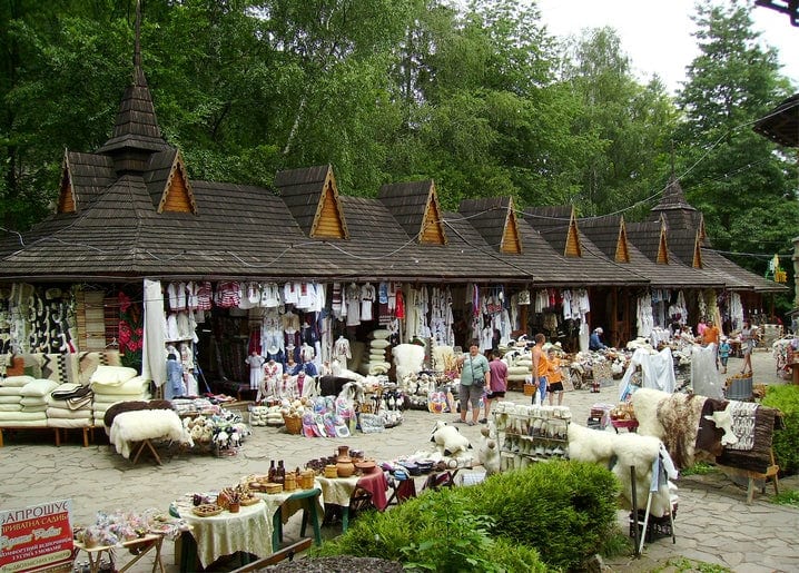 Fotopostkartenstädte Ukraine