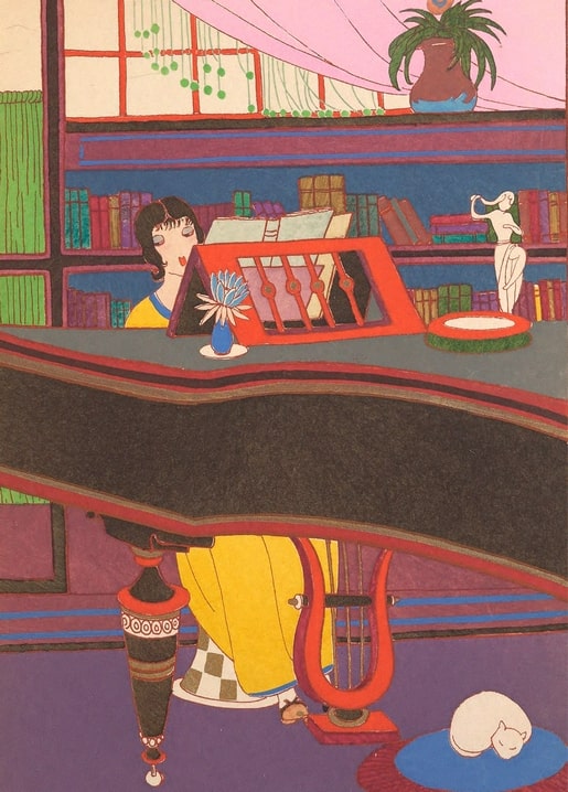 christmas retro vintage postcard