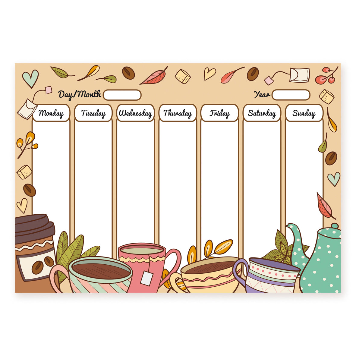 Набір тижневих планувальників / Видавничий дім "Золота Птаха"