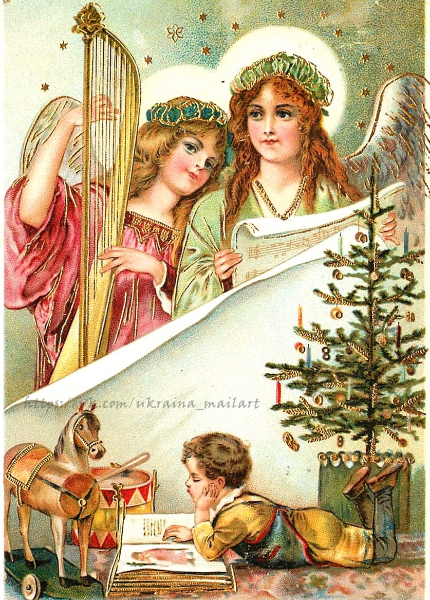 Листівка Різдвяні вінтаж / Видавничий дім "Золота Птаха"