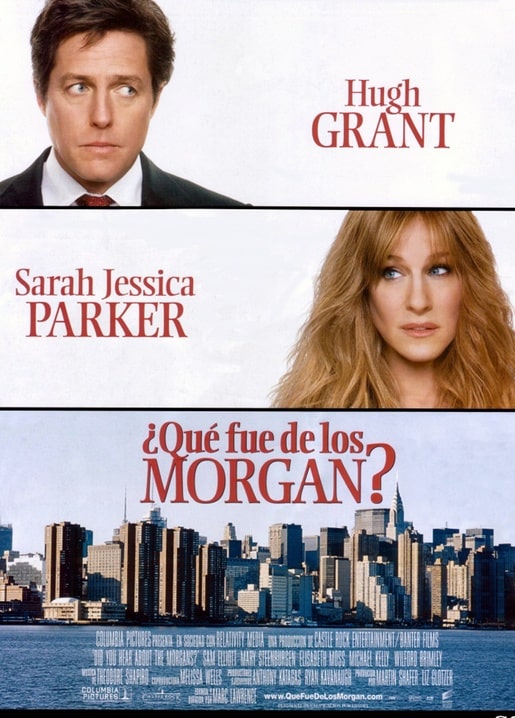 Filmpostkarte zu Did You Hear About the Morgans mit Hugh Grant und Sarah Jessica Parker über Manhattan