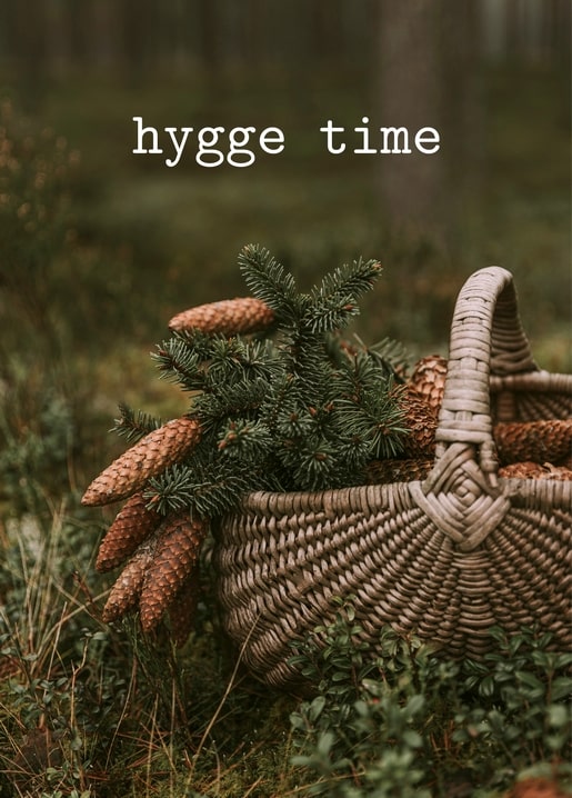 hygge winter postcards