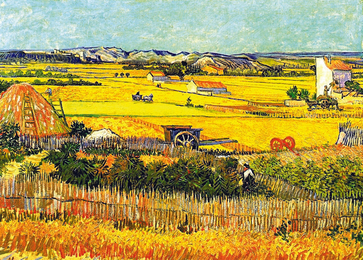 van gogh painting postcard