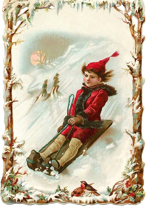 Листівка Різдвяні вінтаж / Видавничий дім "Золота Птаха"