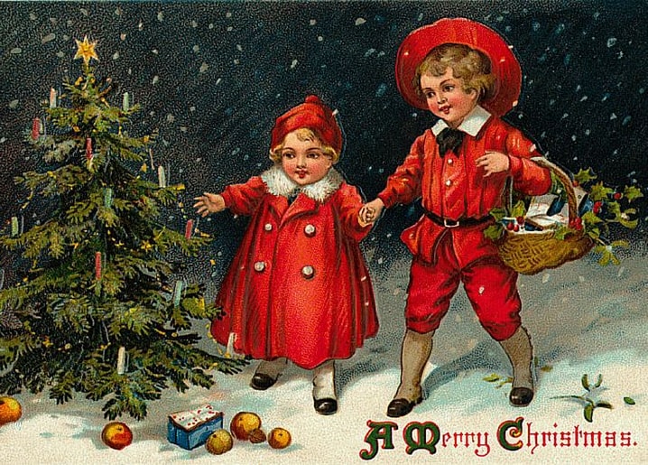 Листівка Різдвяні вінтаж / Видавничий дім "Золота Птаха"