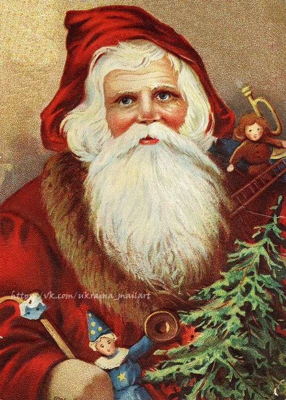 Листівка Різдвяні вінтаж / Видавничий дім "Золота Птаха"