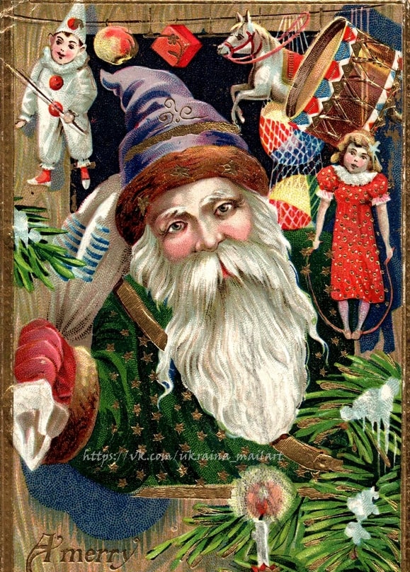 Листівка Різдвяні вінтаж / Видавничий дім "Золота Птаха"