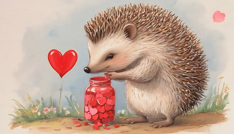 postcards with love and bear