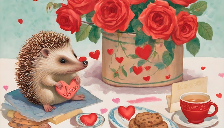 Postkarten mit Liebe und Bär
