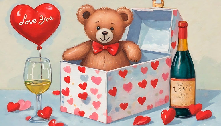 Postkarten mit Liebe und Bär