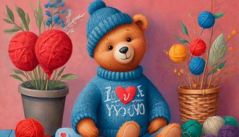 Postkarten mit Liebe und Bär