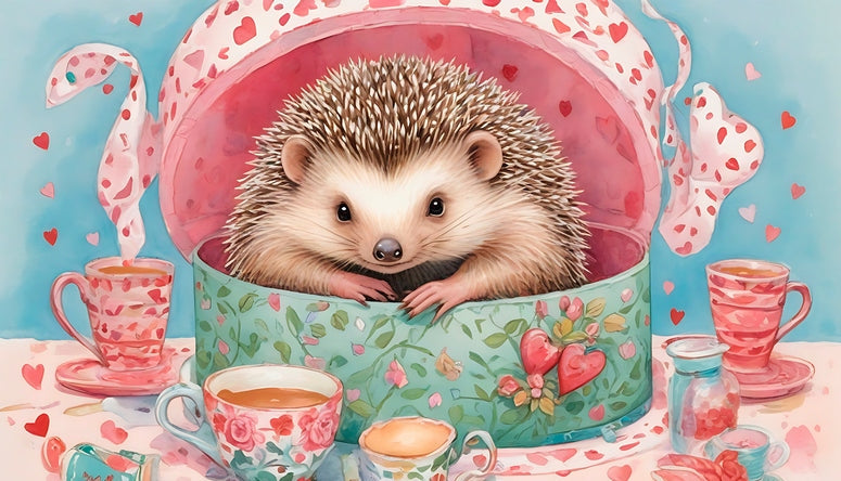 postcards with love and bear