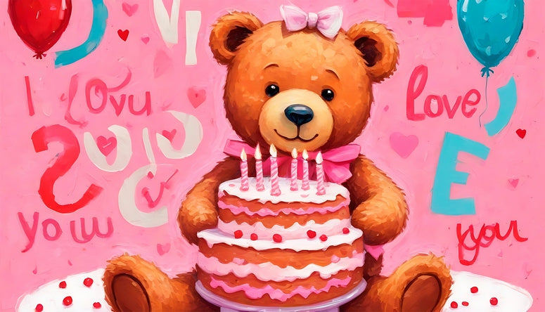 Postkarten mit Liebe und Bär