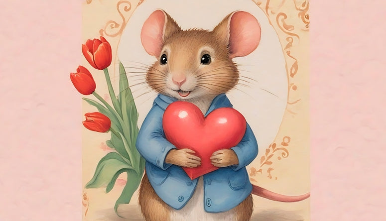 Postkarten mit Liebe und Bär