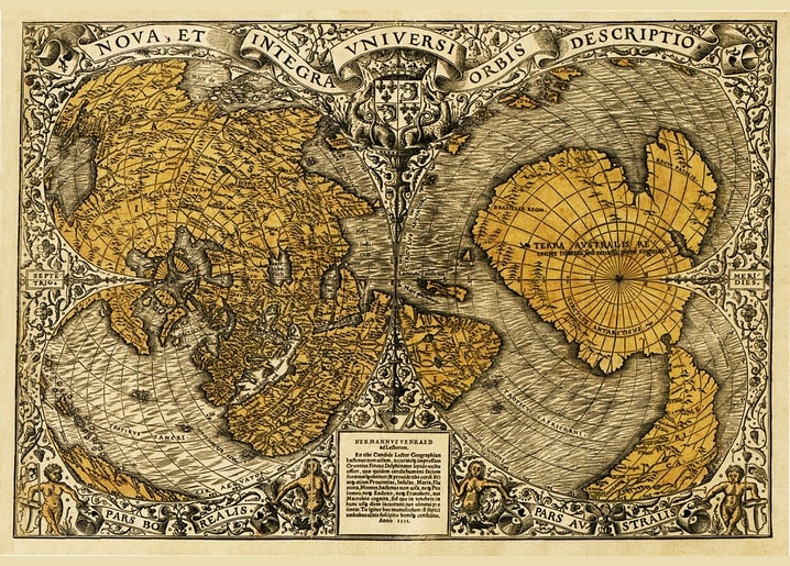 Листівка Old Maps / Видавничий дім "Золота Птаха"