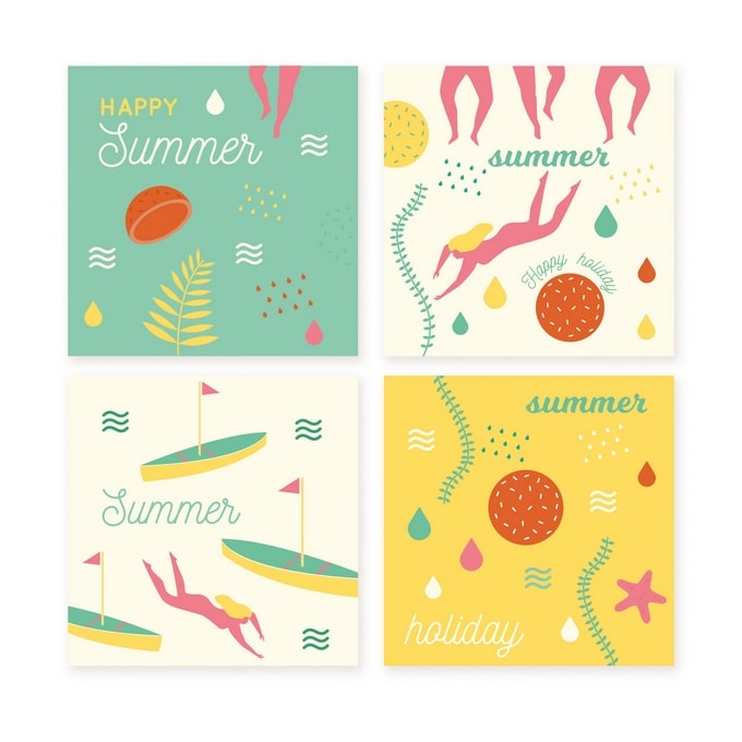 Набір Міні-листівок 10*10 см / Видавничий дім "Золота Птаха"