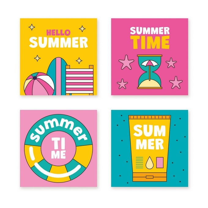 Набір Міні-листівок 10*10 см / Видавничий дім "Золота Птаха"