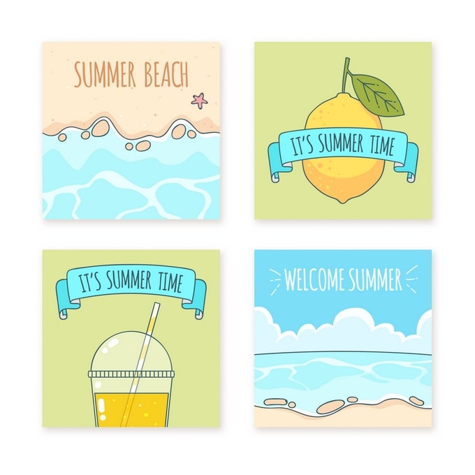 Набір Міні-листівок 10*10 см / Видавничий дім "Золота Птаха"