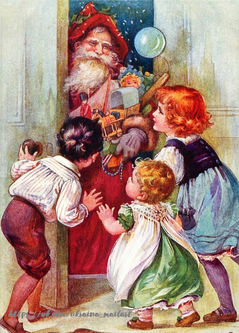 Листівка Різдвяні вінтаж / Видавничий дім "Золота Птаха"