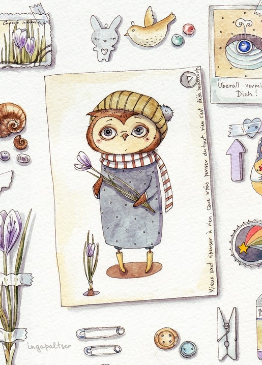 Листівка Inga Paltser / Видавничий дім "ЗОЛОТА ПТАХА"