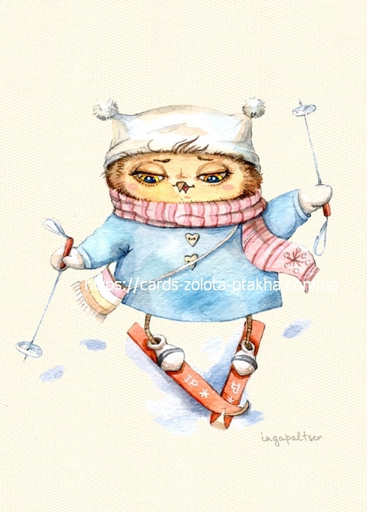 Листівка Inga Paltser / Видавничий дім "ЗОЛОТА ПТАХА"