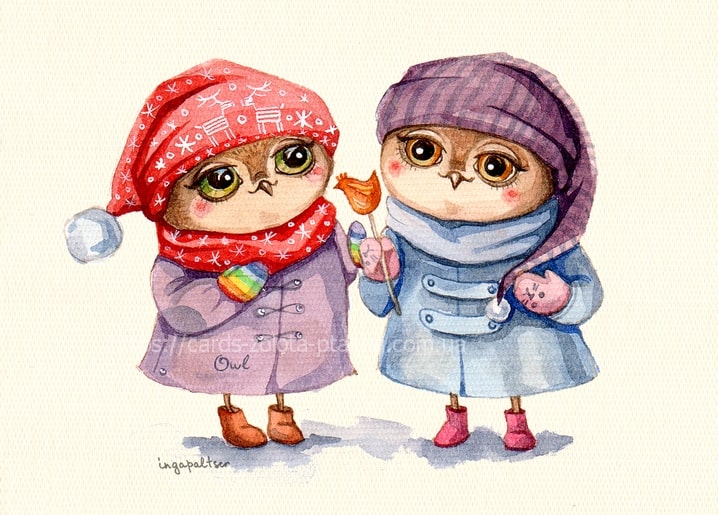 Листівка Inga Paltser / Видавничий дім "ЗОЛОТА ПТАХА"