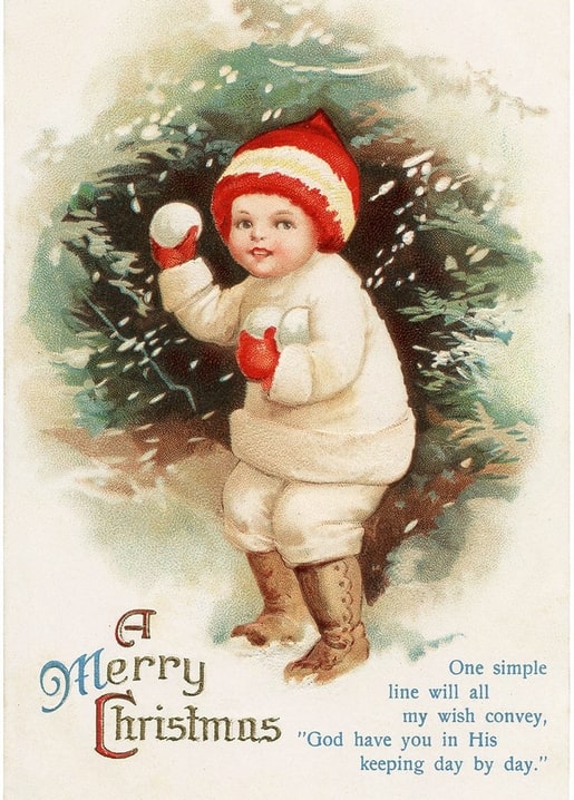 Листівка Різдвяні вінтаж / Видавничий дім "Золота Птаха"