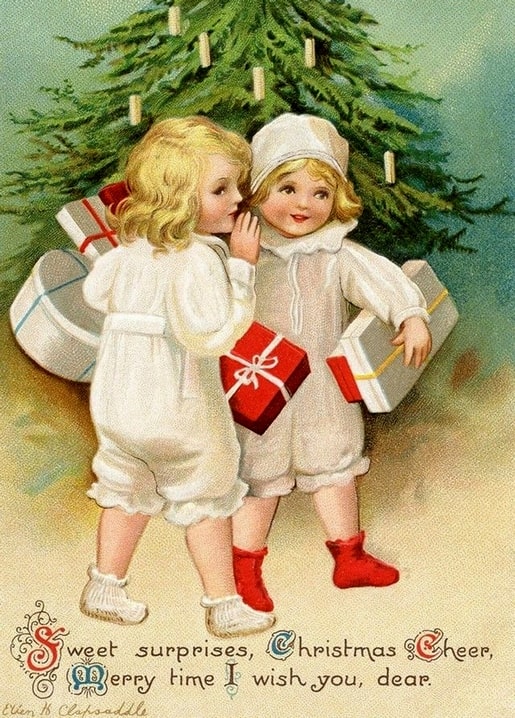 Листівка Різдвяні вінтаж / Видавничий дім "Золота Птаха"