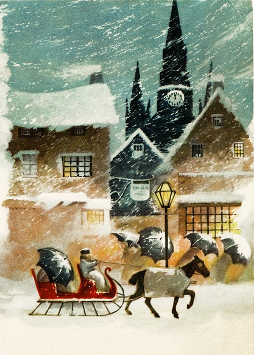 Листівка Різдвяні вінтаж / Видавничий дім "Золота Птаха"