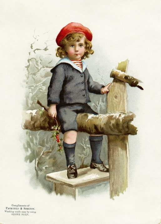 Листівка Різдвяні вінтаж / Видавничий дім "Золота Птаха"