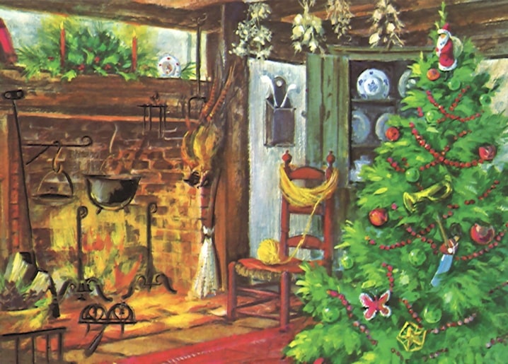 Листівка Різдвяні вінтаж / Видавничий дім "Золота Птаха"