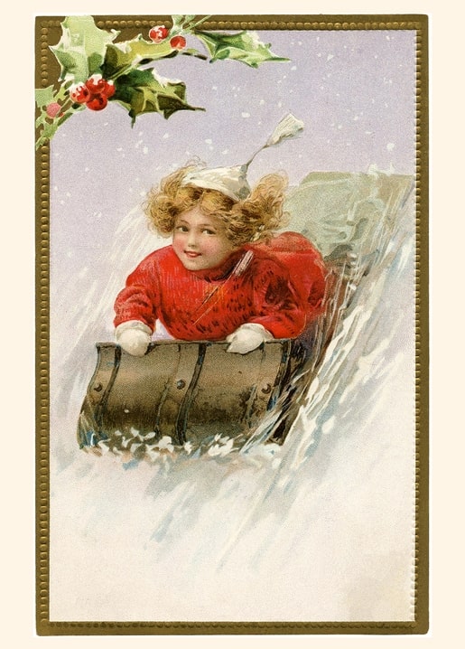 Листівка Різдвяні вінтаж / Видавничий дім "Золота Птаха"