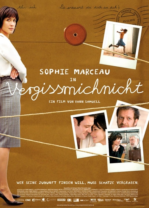 Movie poster postcard for ‘Vergissmeinnicht’ with Sophie Marceau and Marton Csokas