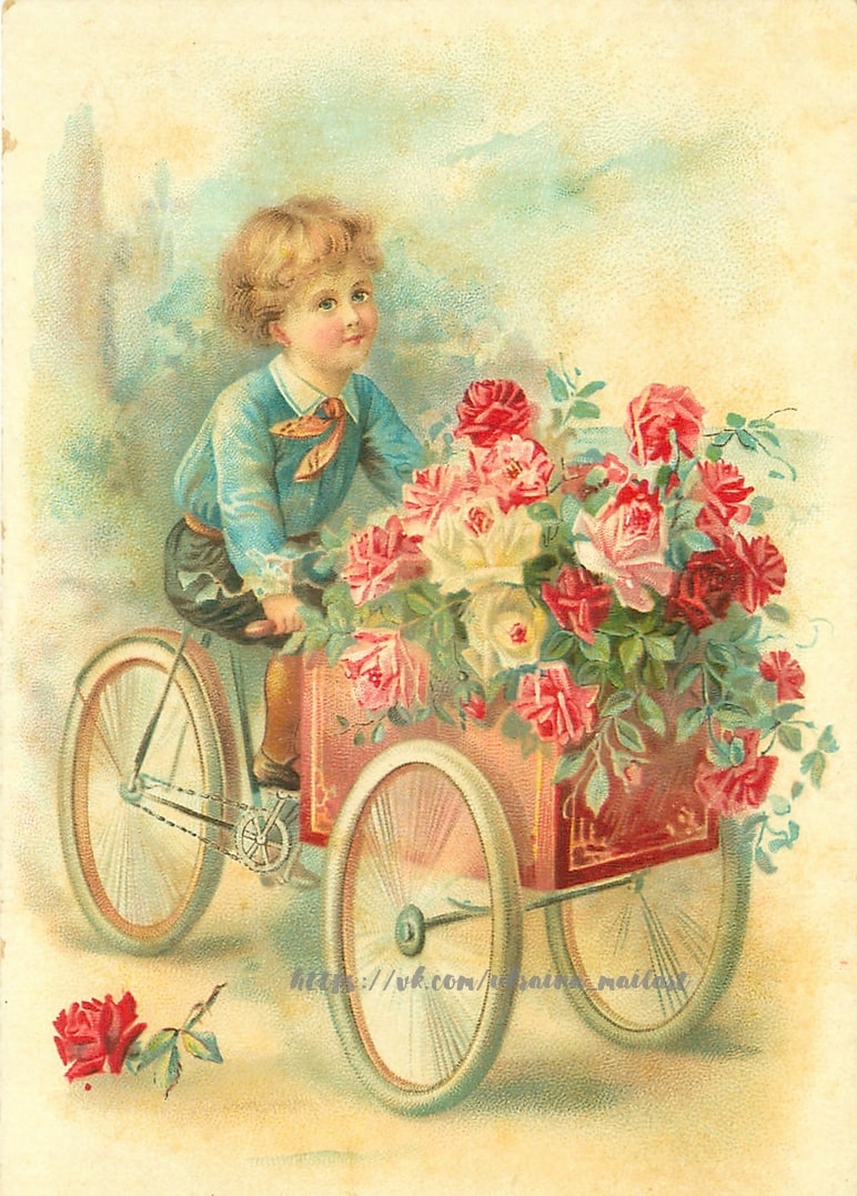 Vintage postcard / "Zolota Ptakha" publishing house